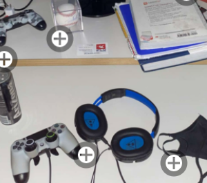 From pandemic essentials to gaming necessities, Johnny Christakos's desk has got it all. 