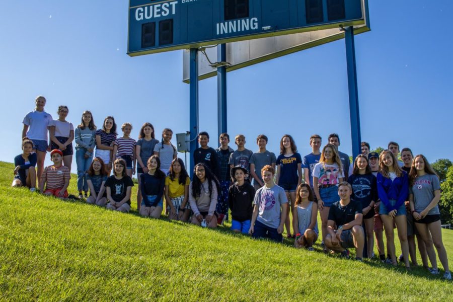 All-camp photo taken by Bobak Razavi (seventh-grade team leader and head of camp) in 2019