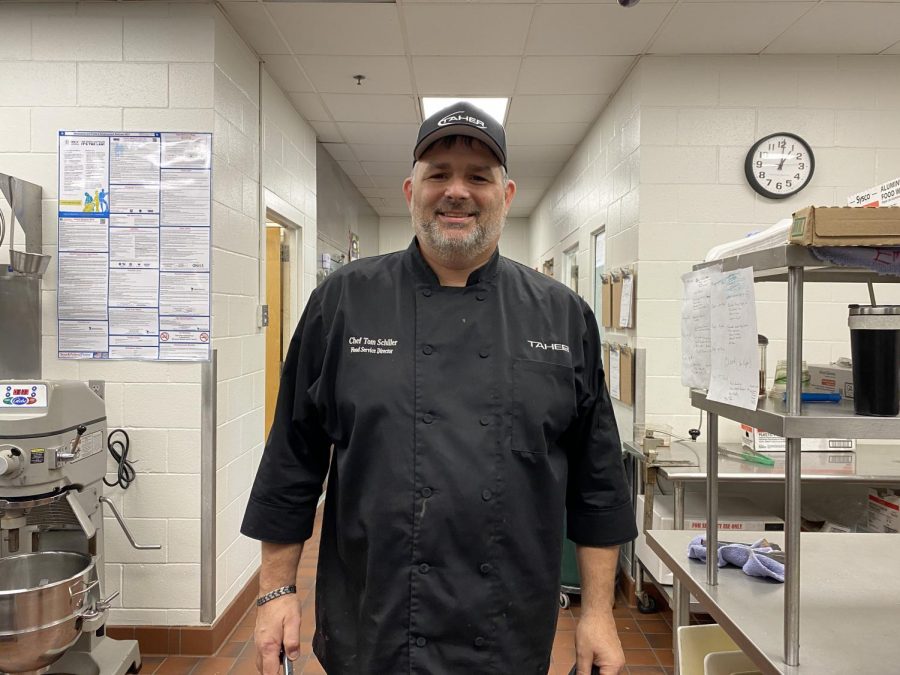 Prior to his job at SPA, Food Service Director Tom Schiller gained experience from working at restaurants.