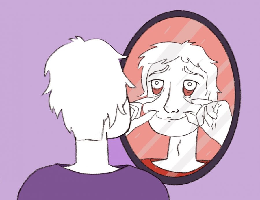 Outer appearance and inner feelings don't always match. Isoltation can be a significant factor, as can online presence. Relationships often play the biggest role in who we are and how we feel. 