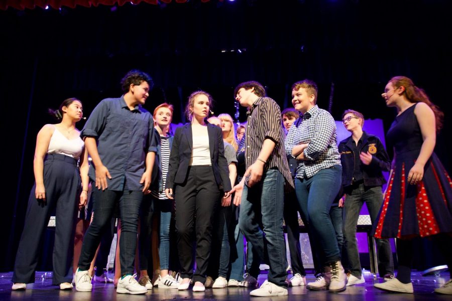Every(Man) (2018) "I love tech week... staying after school with my friends and having shared dinners, getting into costumes and makeup, working as a team on problems and feeling that sense of our own little community being on the verge of something greater than ourselves." -Annika Brelsford, 12