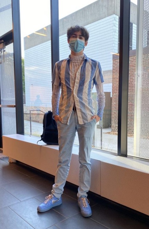 Senior Spencer Burris-Brown pulled all favorite pieces, dressed in designer clothes from head to toe. 