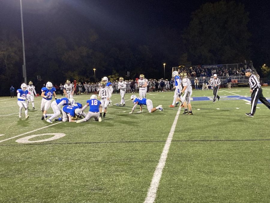 Wolfpack blocks Province academy from gaining ground in the 3rd quarter soon after they score a touchdown and field goal. 