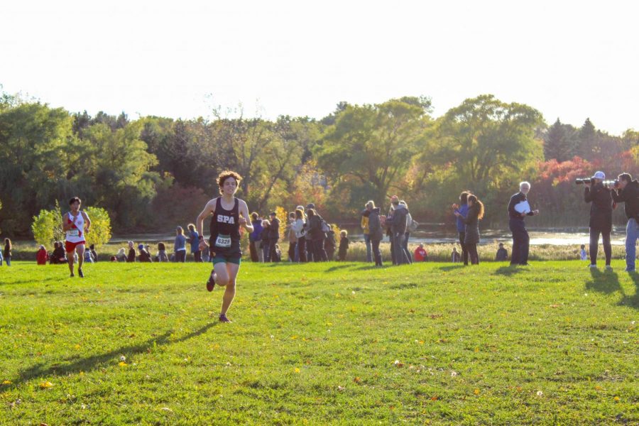 Senior Naci Konar-Steenberg finished in 35th place. He said, It was a breakthrough race for the team: we had five people on varsity under twenty minutes (four boys and one girl), and six out of the seven people on boys varsity got a personal best time. Thats significant because the course we ran on, which was at Battle Creek, is generally considered to be rather difficult, but we had plenty of personal and season bests.