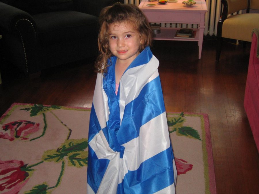 STARTING EARLY. Since a young age, Gaïtas Sur has been heavily involved with the Greek language and community.  “Speaking Greek helps me connect with my mom’s family and culture,” she said. Her family believed it was important for her to embrace this part of her identity in her childhood. 