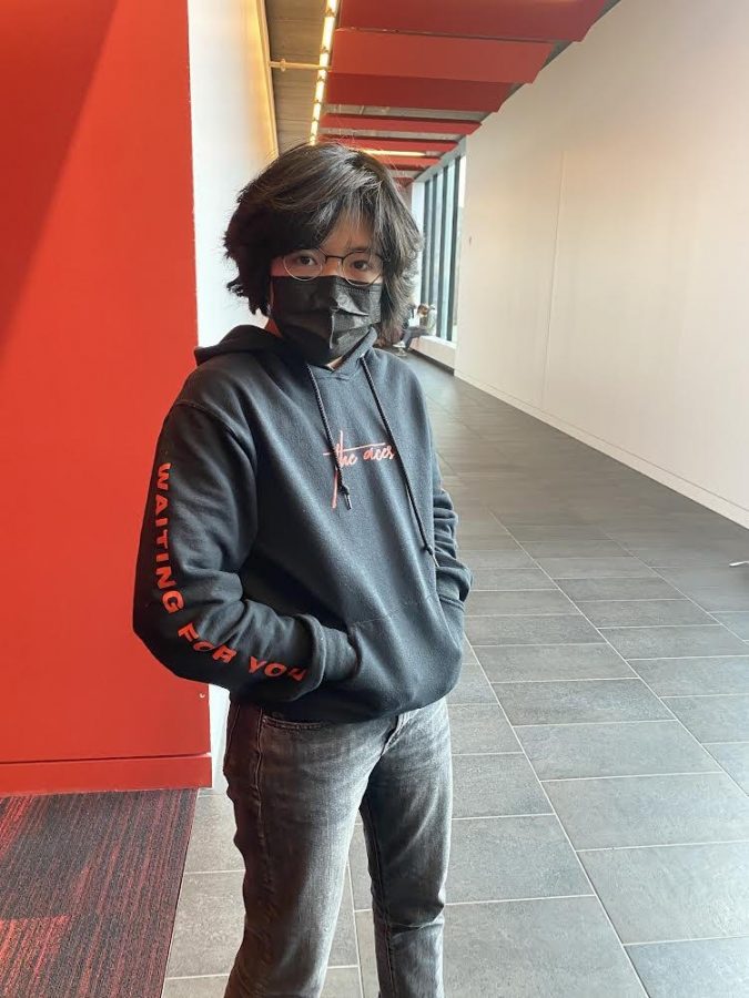 “I stole this from my sister’s closet after she went to college,” said sophomore Oliver Zhu. “It caught my eye and I couldn’t help but do a little thieving.” And although he’s never listened to the band on the sweatshirt, he still appreciates the size and comfort of the sweatshirt, as well as the color scheme. 