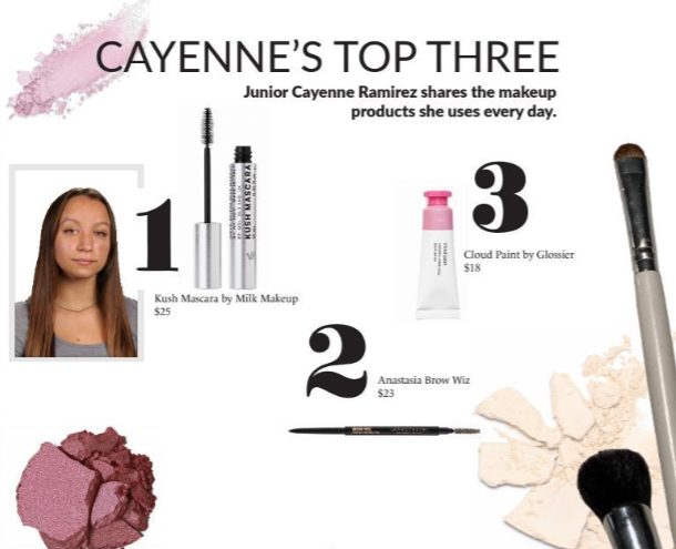 Junior Cayenne Ramirez recommends three staple makeup products.