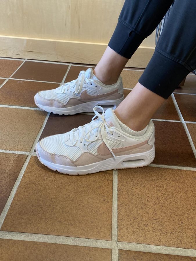 Her favorite thing about them? “The blush color on the bottom,” she said. Barkwell got these a few months ago because she needed shoes for school. 
