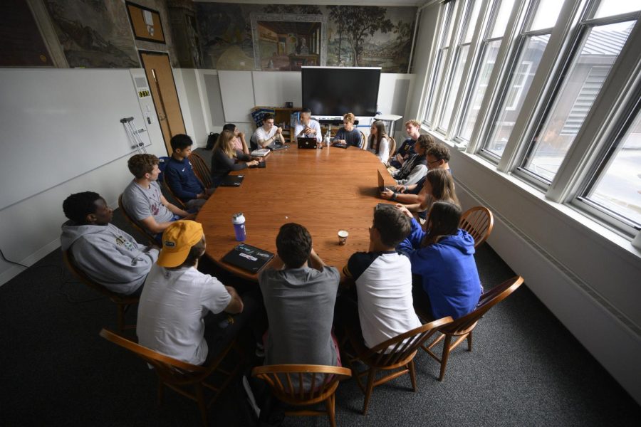 TURN THE TABLES. Don’t knock it till you try it. The Harkness tables are a key part of the upper school Humanities learning environment, and they need to come back to the classrooms.