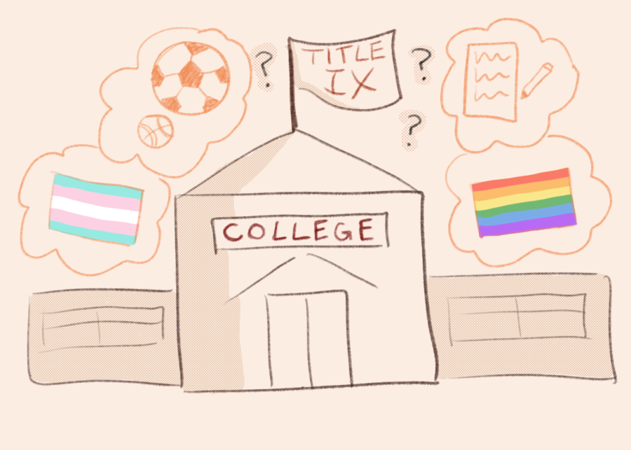 The+protections+of+LGBTQ%2B+students+have+been+enforced+and+rescinded+many+times.+While+the+principles+of+Title+IX+reflect+the+goal+of+equity+for+LGBTQ%2B+students%2C+issues+have+arisen+from+some+schools.