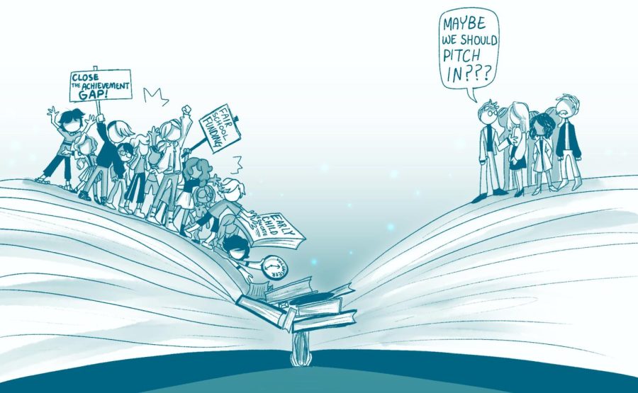 YES WE CAN. Student activism and voluneering will help close the achievement gap, but only if there are structures put in place at a legislative level by voting adults that create the conditions for success.