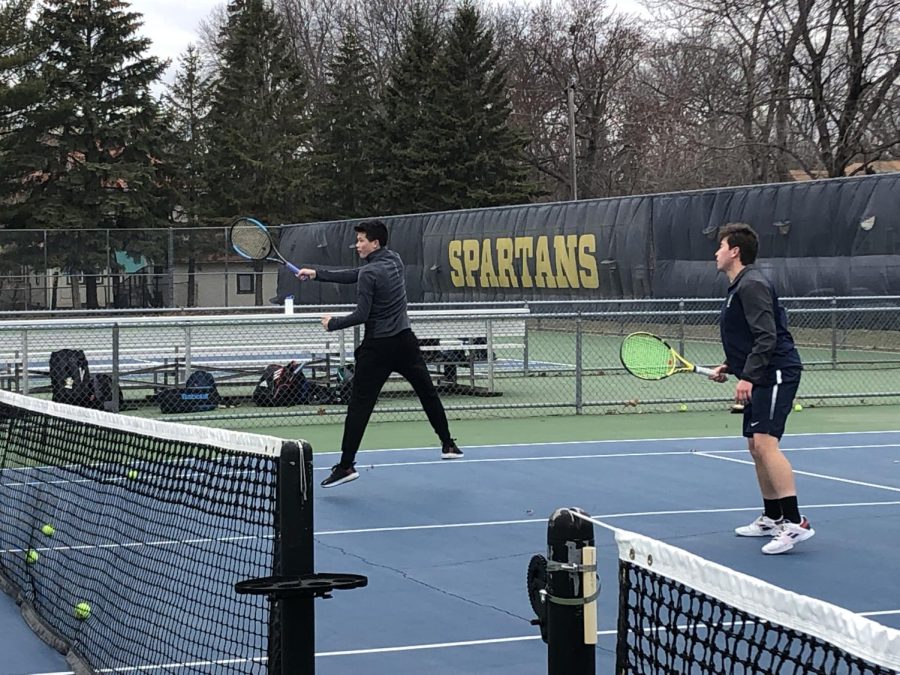 Spartan boys tennis makes the best of an unpredictable start