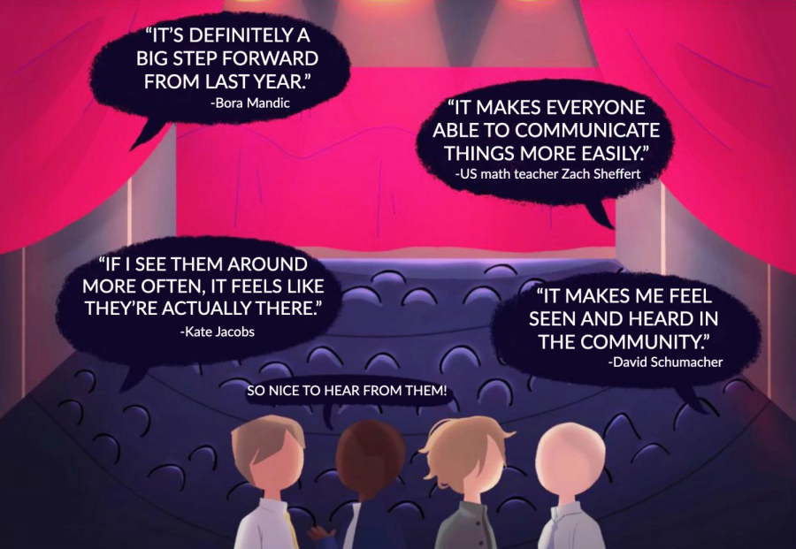 ACTIVE AUDIENCE. An increased administrative presence in the community has a clear impact on fostering positive relationships with the student body. While a greater involvement may feel unfamiliar, students should put in the same amount of effort to appreciate and acknowledge the administration’s attention to student voices and decisions.