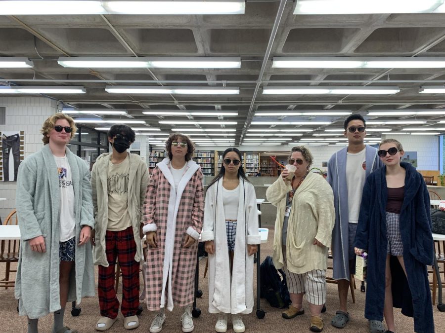 History teacher Mollie Ward's advisory channeled classic film with their interpretation of "The Dude."