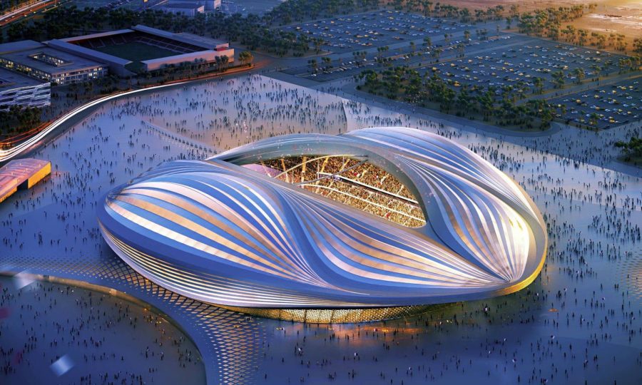 FIFA+FOOTBALL.+The+Al+Janoub+Stadium+is+the+newest+of+the+eight+stadiums+that+will+host+the+2022+World+Cup+Nov.+20-Dec.+16.