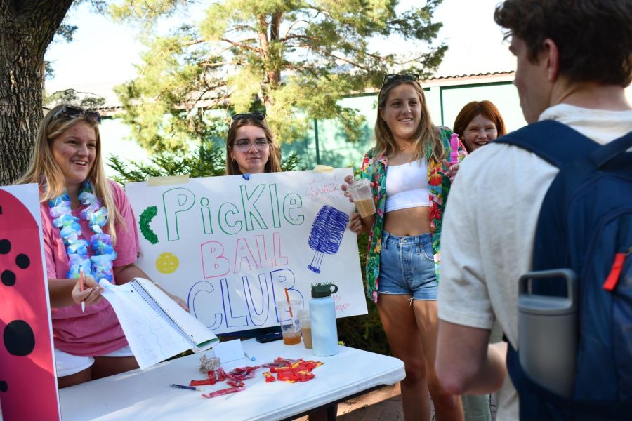 STUDENT LIFE. With 47 student clubs and affinity groups this year, students work hard to promote their organizations.