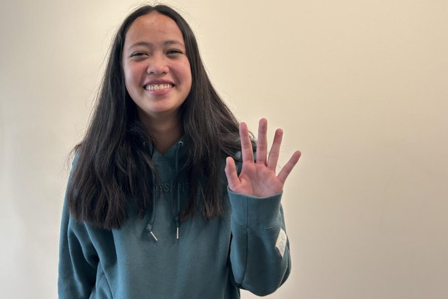 FIVE. Colbert loves the seasonal holiday drinks at Starbucks. "The iced sugar cookie lattte with 2% milk" is her favorite. She discovered the drink last winter and it is now her go-to throughout the winter months. She orders it iced despite the frigid Minn. temperatures.
