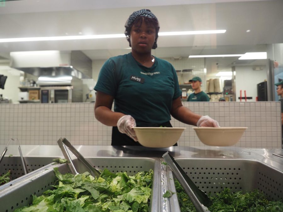 ACCESSABILITY: Sweetgreen offers more affordable prices than rival salad chain Crisp and Green, and emphasizes the importance of an approachable take on healthy eating. From location, to menu, to price point; Sweetgreen in St. Paul is making a good case for its mission. 