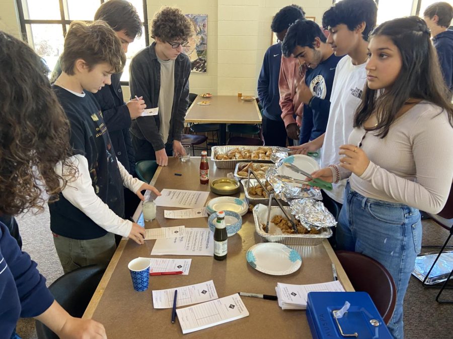 FOR A CAUSE. The food sale was in support of UNICEF, an organization that is raising money for the floods in Pakistan.