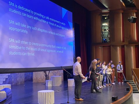 TAKE INITIATIVE. At an US assembly on Nov. 15, the group took to the stage to introduce themselves and the initiative they created.