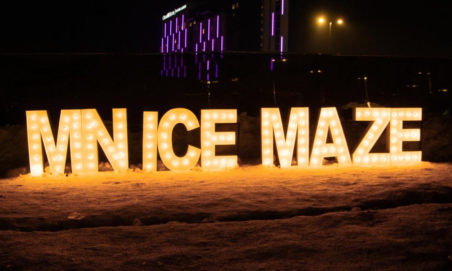 SUPER COOL(ED). Viking Lakes in Eagan features the largest ice maze in Minnesota history, made of over one million pounds of ice.