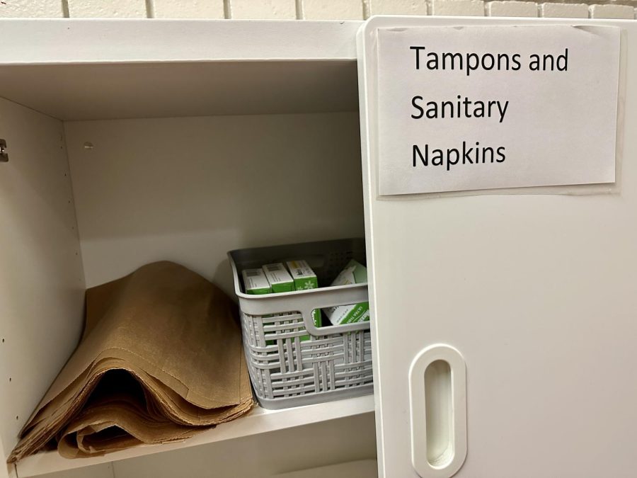 PERIOD PRODUCTS. While its a wonderful service the school provides, lets reexamine the metrics used to determine which products are available in the bathrooms.