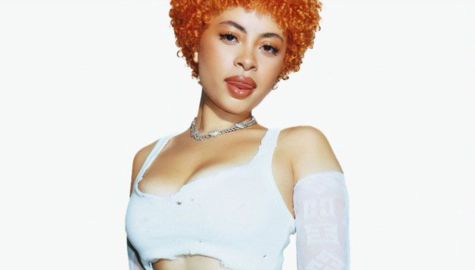 ON AND OFF TIK TOK. Ice Spice's new album has grown popularity through viral Tik Tok videos using snippets of her songs. She has over 8 million monthly listeners on Spotify and incorperates R&B and rap into her music. 