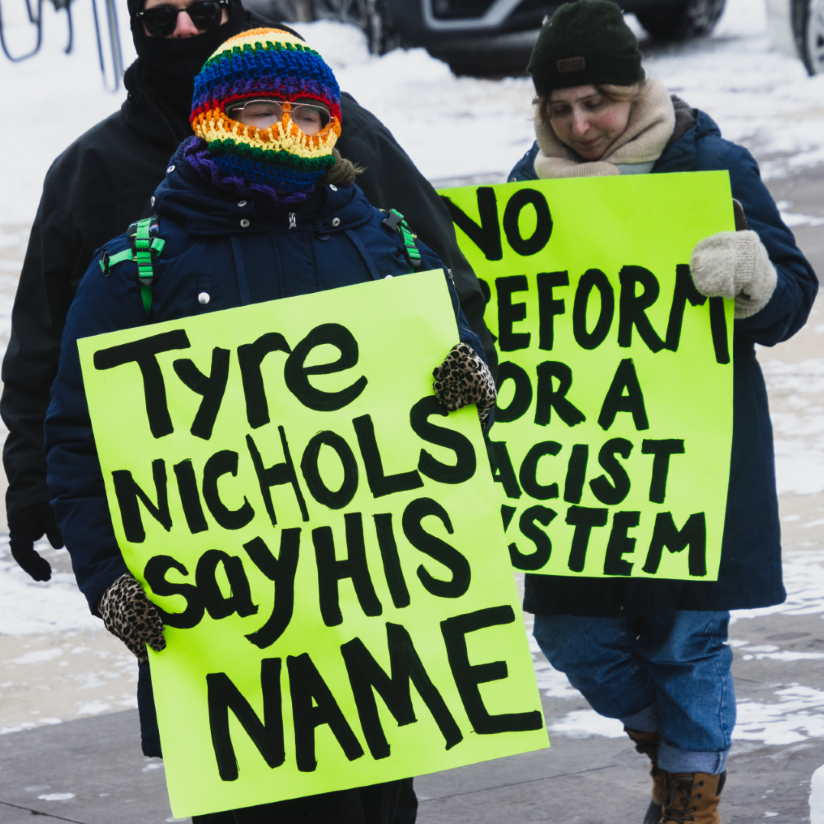 SAY HIS NAME. Protesters mourn Tyre Nichols, yet another Black man murdered by law enforcement, and demand changes in policing.