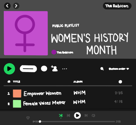 SUPPORT FEMALE ARTISTS. One great and easy way to celebrate women's history month is to listen to music by female artists, keeping intersectionality in mind.