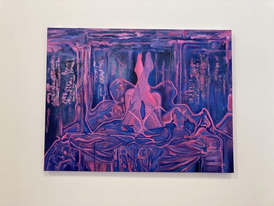 BALANCE. "Reordering" by Andrea Bagdon creates a sense of balance and cematry.