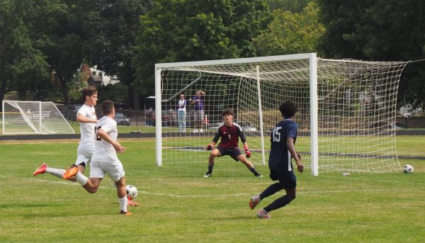 A tense game against Rochester Lourdes ends in stalemate for boys soccer