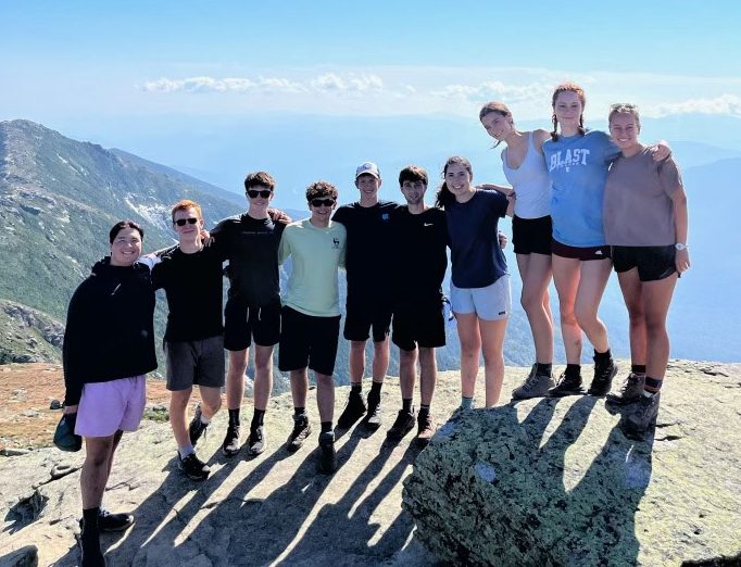 FRESHMAN TREK. Maddy Fisher settles into her new life at Dartmouth with high hopes. She began the school year with a hiking trip with other first-year students. “It was super chaotic and incredibly difficult but really fun,” Fisher said.  