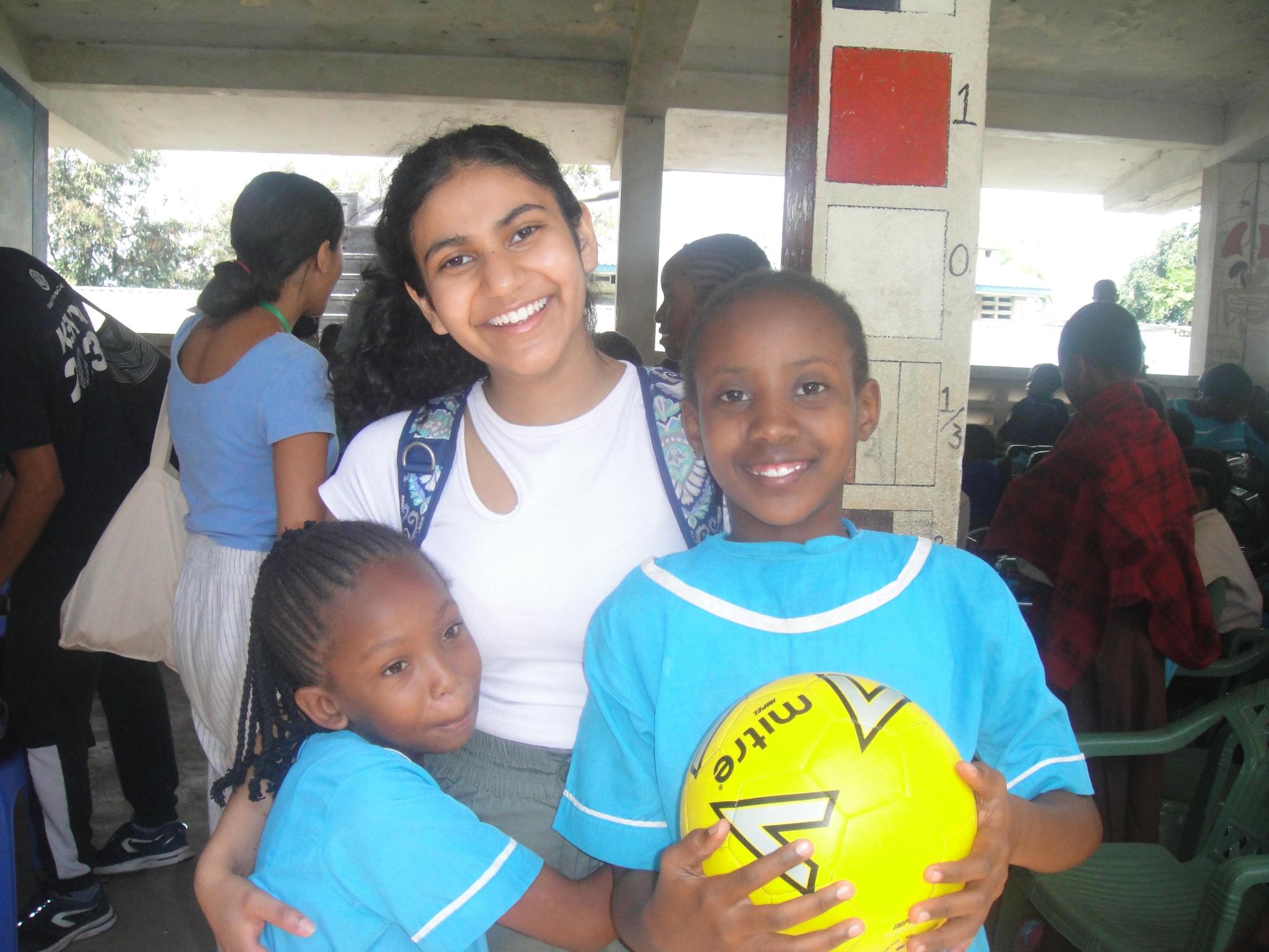 HELPING HAND. Junior Cerena Karmaliani was assigned to Port Reitz school in Mombasa, Kenya during her service trip. The school needed the help of volunteers to make their community more inclusive for disabled students. Karmaliani said, “So my job was to work specifically in a third-grade classroom with a teacher…for a total of two weeks, approximately three hours a day… And for those two weeks, we refined the curriculum to make it more inclusive.”