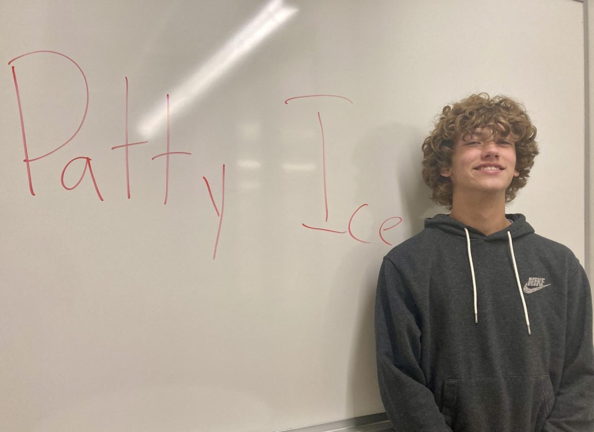 PATTY ICE. Sophomore Patrick Wall likes to go by Pat, Patrick, Patty or Patty Ice. "It’s because I am ice cold; I got that mamba mentality,” Wall said.
 