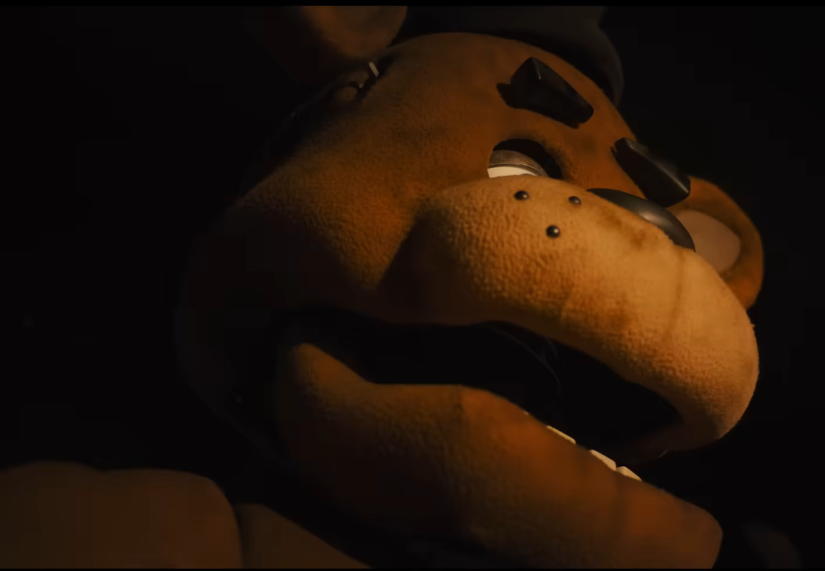 ITS A MOVIE? Based on the hit video game-franchise, Five Nights at Freddys enters theaters Oct. 27. The movie was produced by Blumhouse Productions. (Fair Use Image: Screen capture from Five Nights at Freddys Official Trailer 2)