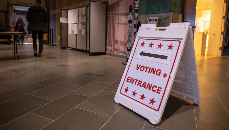 VOTE HERE. Across the state, Minnesotans casted their ballots at open polling places on election day Nov. 7.