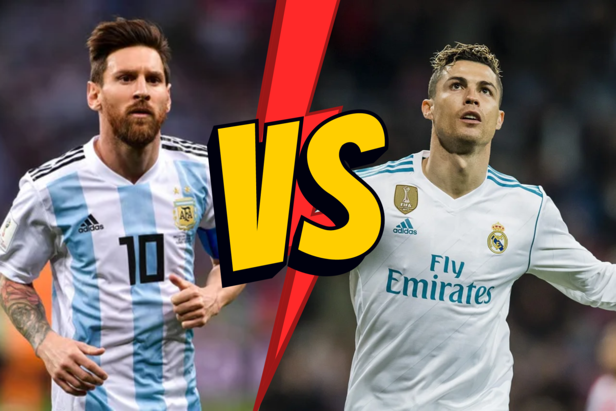RIVALS. Lionel Messi and Cristiano Ronaldo are often considered to be the greatest soccer players of all time.