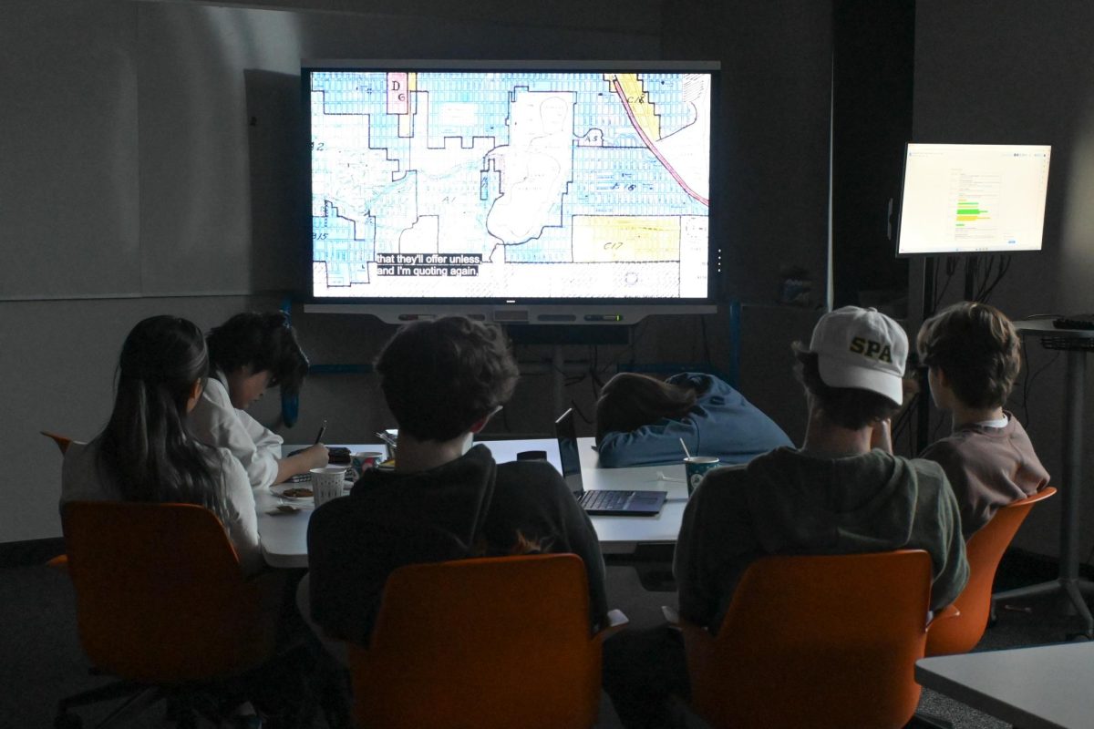 The upper school spent the day exploring a number of issues, from race and culture to gender and the environment.