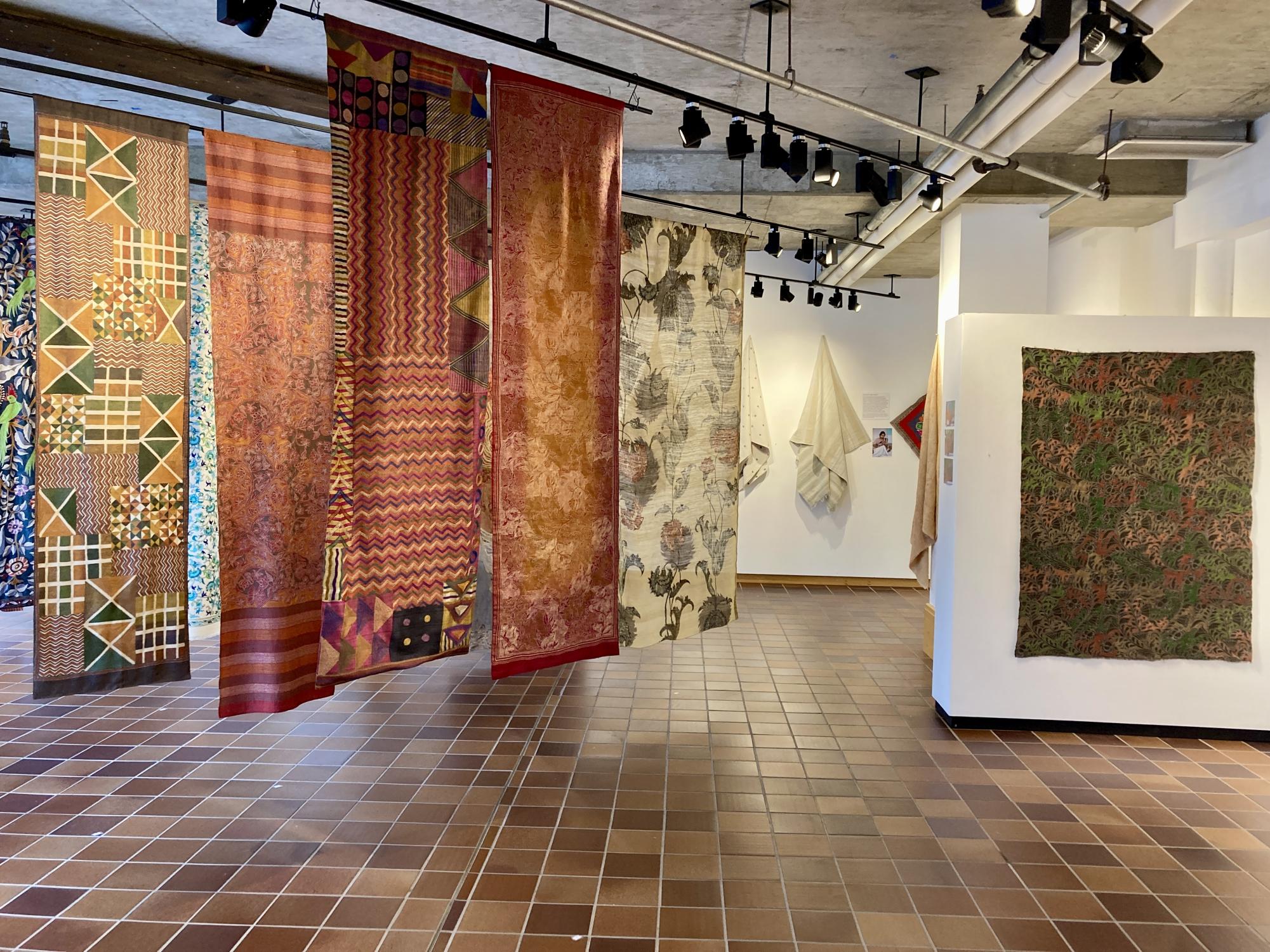 HISTORY. The beautiful textiles now on display in the Drake Art Gallery are filled with history. 10th grade history students have made visits during their classes as they focus on colonial relations in the Indian subcontinent.