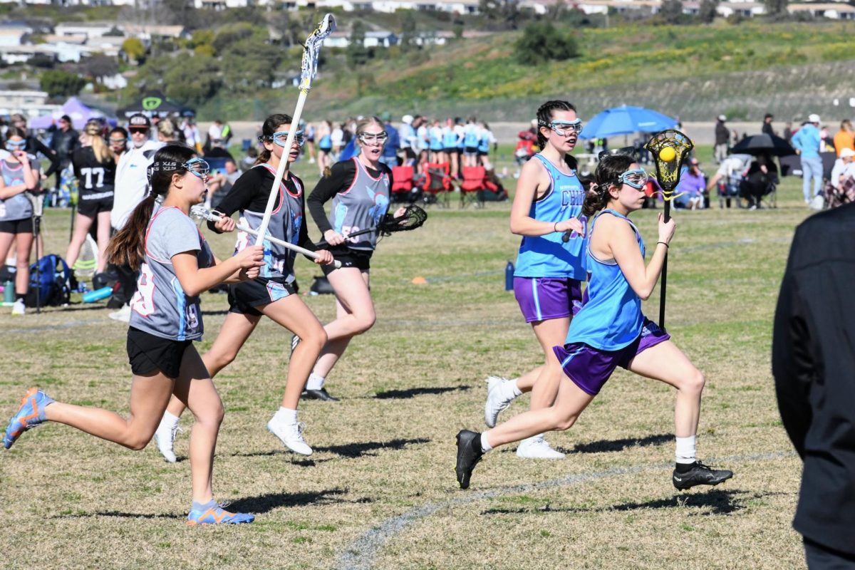 Sophomore Dia Chaney can often be found playing lacrosse when she's not in school, practicing three times a week for the club Minnesota Chill.