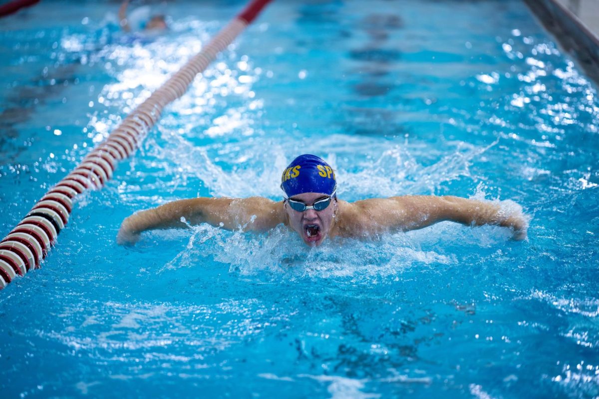 STRIVE FOR SUCCESS. Junior Finn Cox feels he has contributed greatly to the Trojans' success this year. “This year, while not a captain, I began taking a stronger part in the team, consistently winning races in whatever our team lacked depth in,” he said. (Fair Use Image: SPA Smugmug)