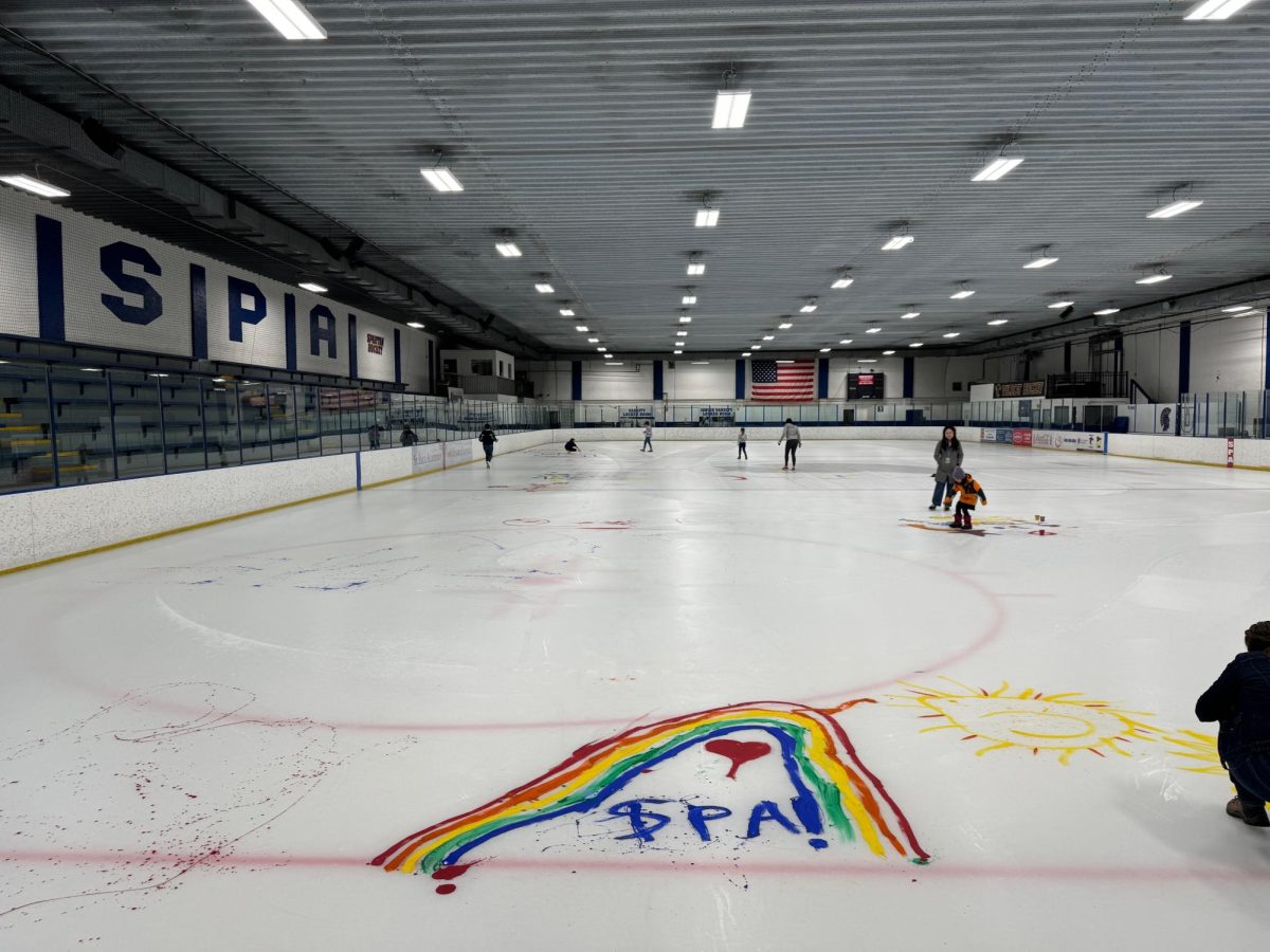 The Paint the Ice Event in the Drake Arena, on March 4th 2024, concluding the hockey season.