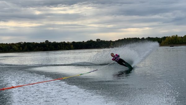 ON THE WATER. There are many ways to spend time outdoors, including waterskiing and other water sports that are perfect for the spring and summer. (Submitted Photo: Adele Gjerde)