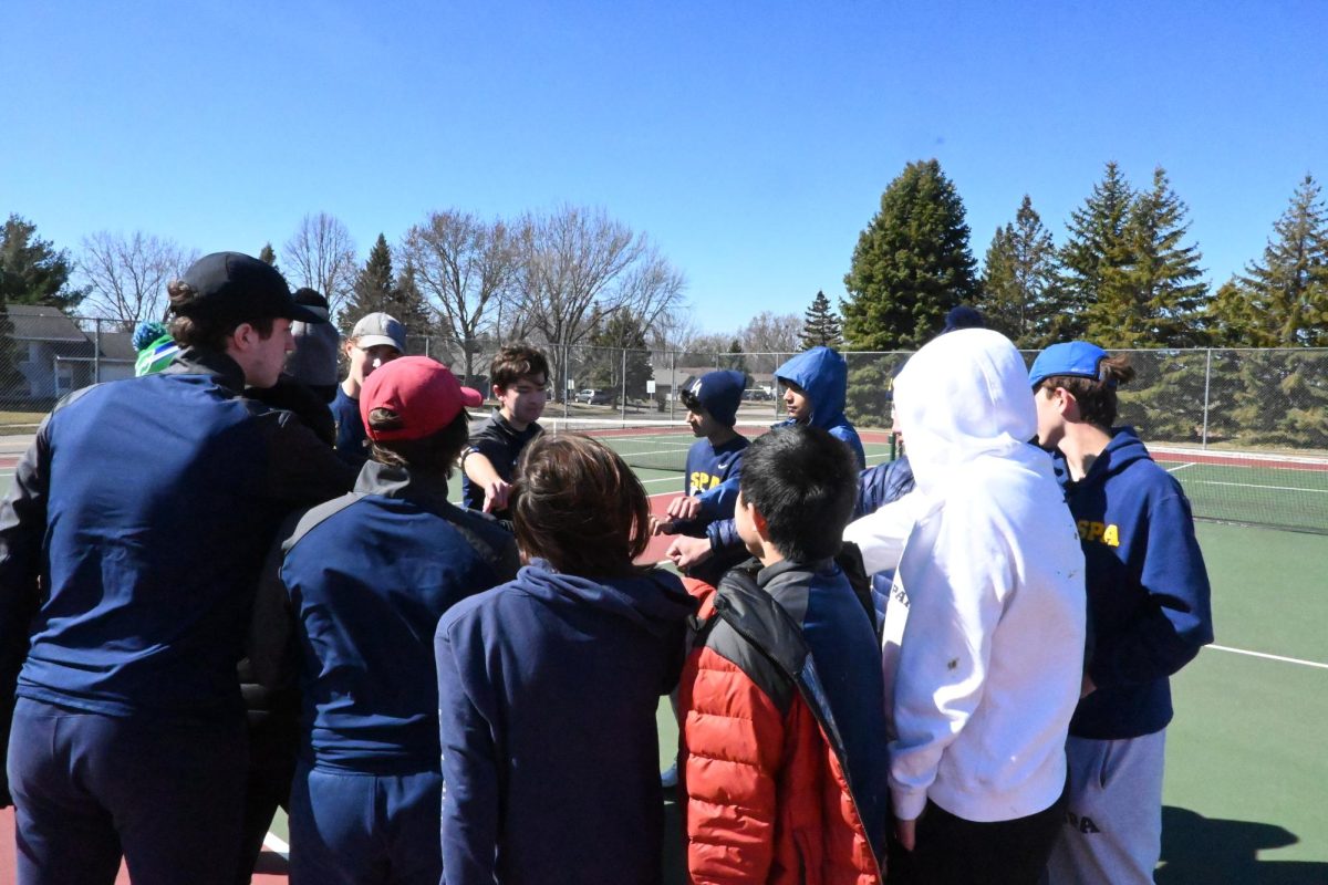 Through tough weather conditions, the Spartans persisted and returned to the courts in their first matches, ready to take on the new season.