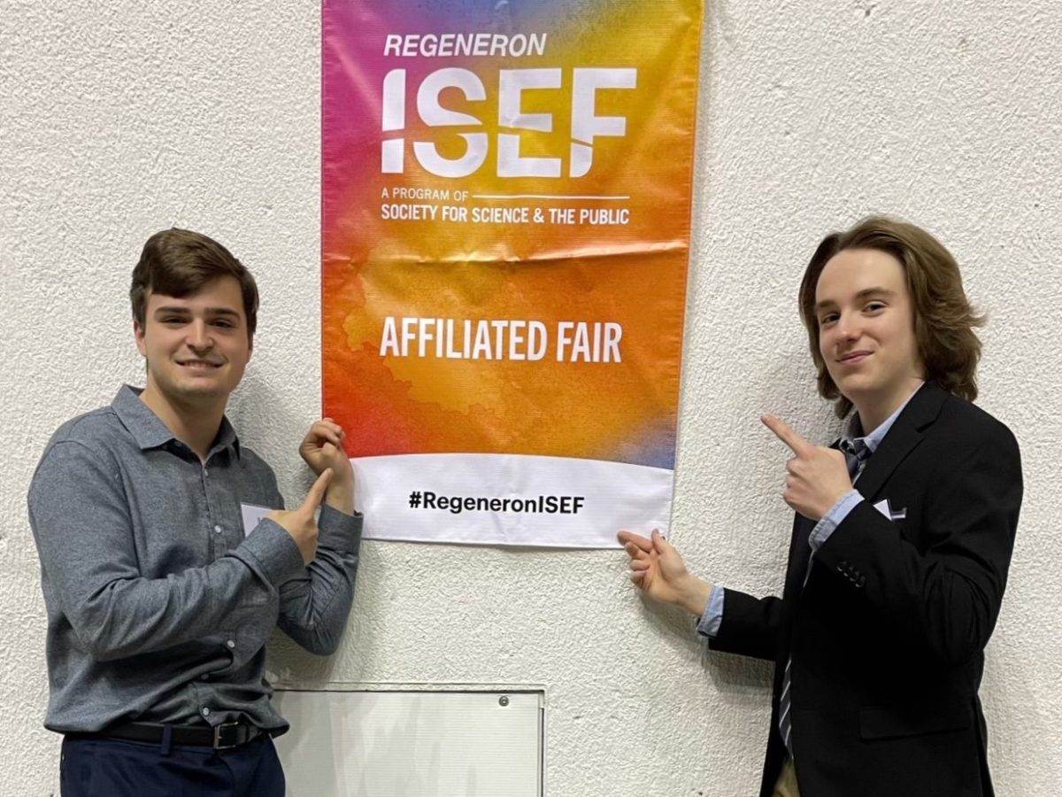 On Mar. 1, junior Bora Mandic and sophomore Huxley Westemeier advanced to the International Science and Engineering Fair from the Advanced Technology Projects class. 