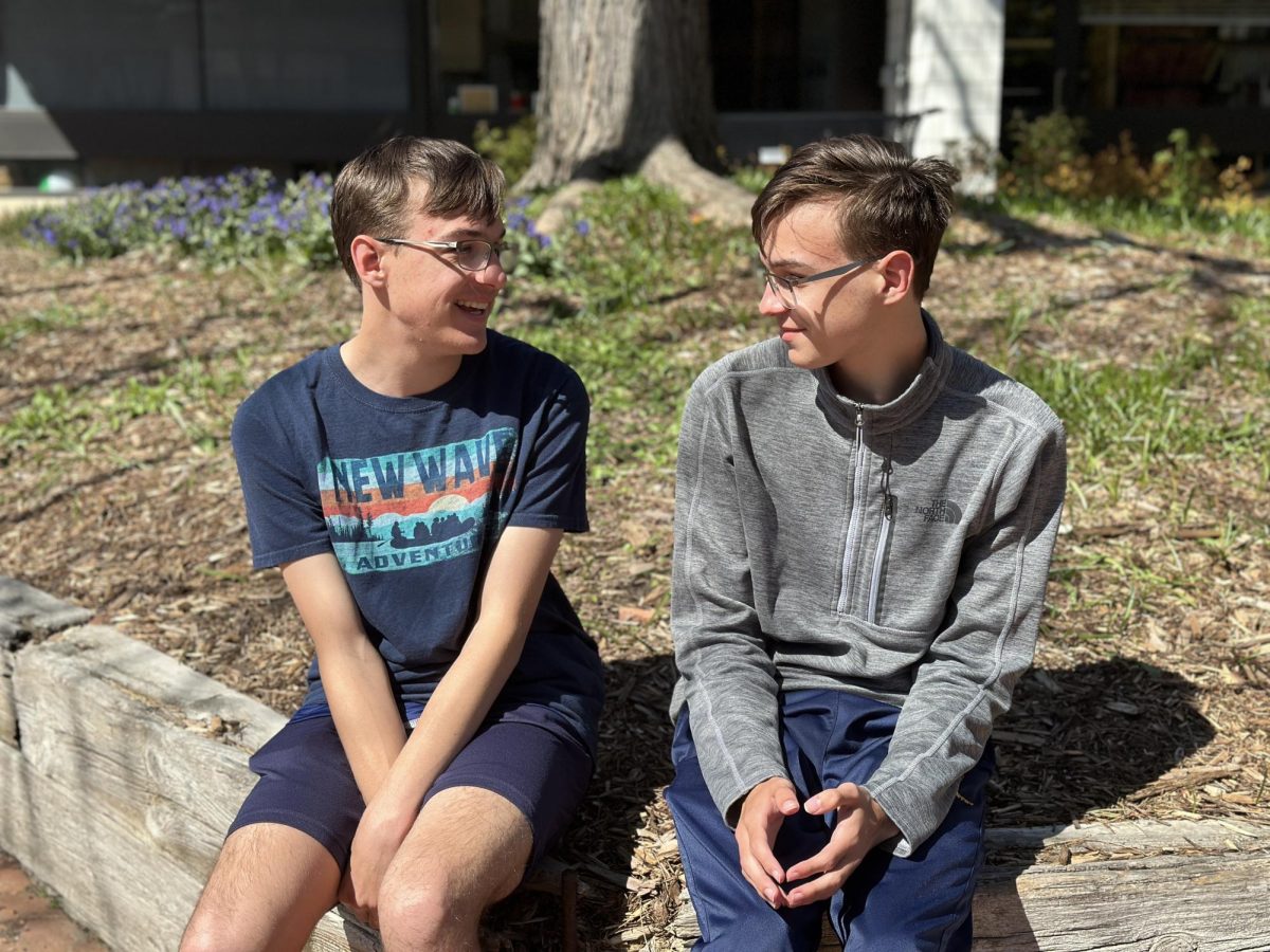 UNIQUELY DIFFERENT. The Grewe twins have been growing up together for eighteen years. And in these eighteen years, they were at most separated for one month. On the left features senior Lucas Grewe, and right is senior Ian Grewe.