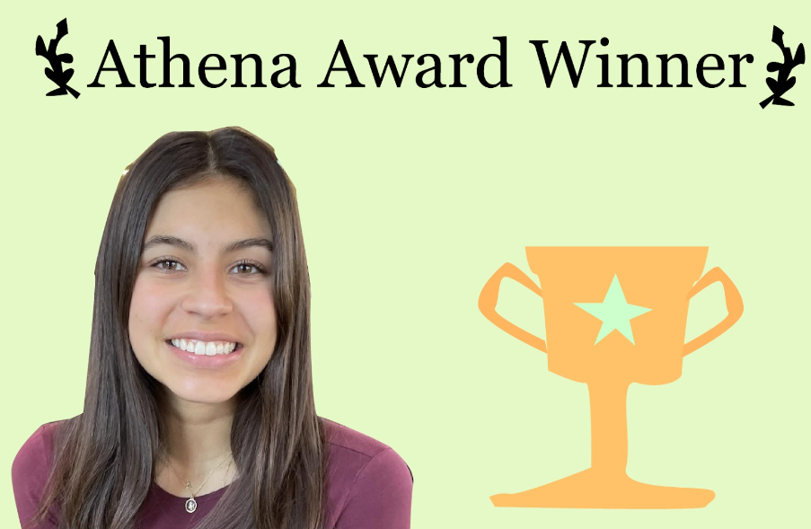 ATHENA. Meza's teammates commend her leadership and passion on the field and ice. "She is so hardworking and encouraging and you can tell she loves whatever sport she's playing and all of her teammates,” sophomore Lucia Gonzalez said.