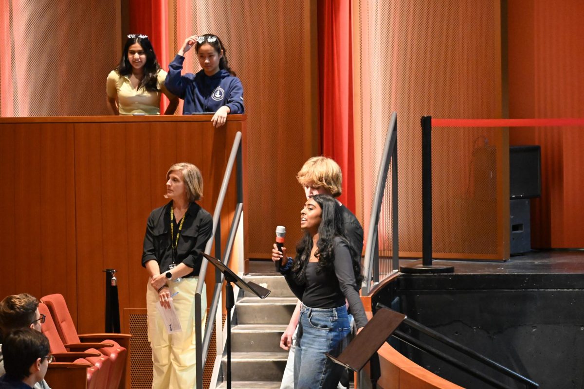 On May 7, election speeches were held for the Student Technology Committee, Student Activities Committee, and Upper School Council.