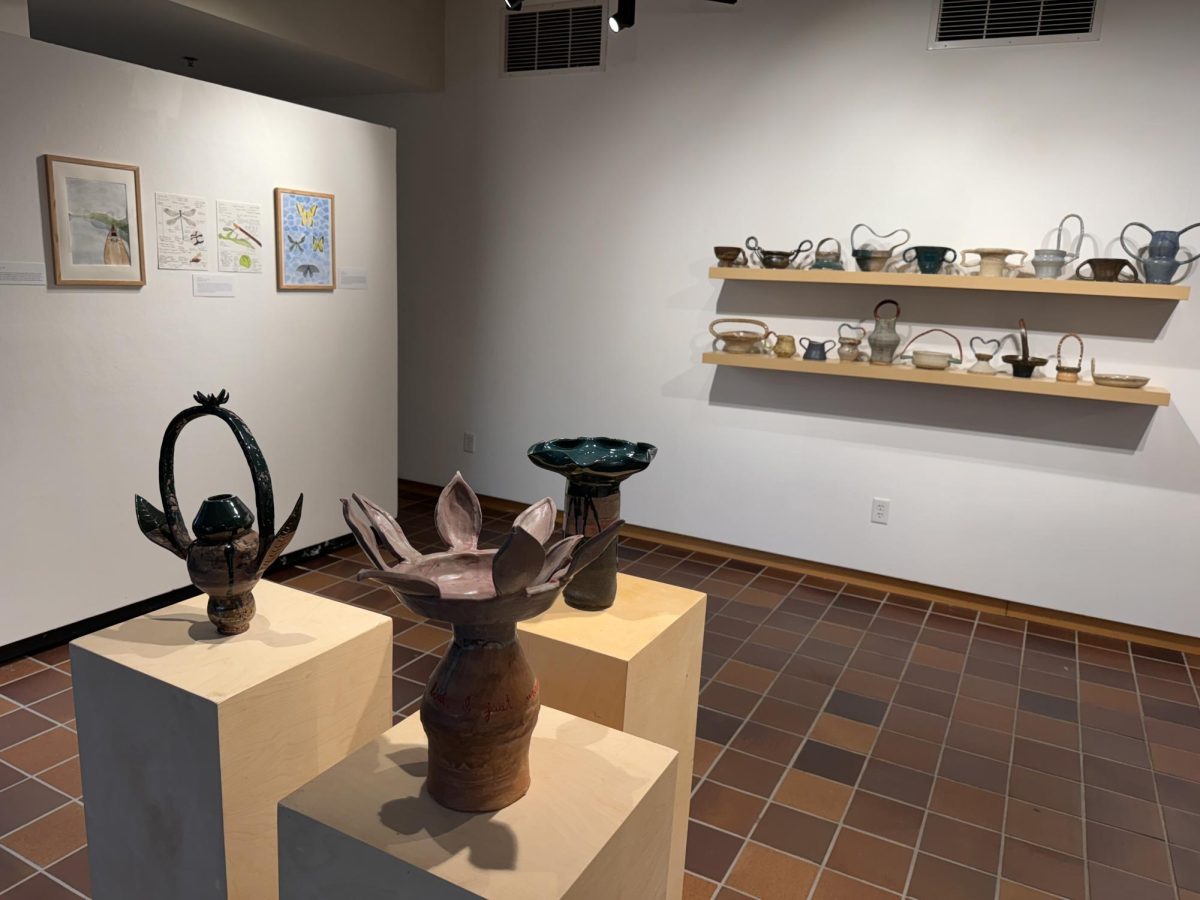 MULTIPLE MEDIUMS. The show spotlights multiple mediums of art, including sculpture.