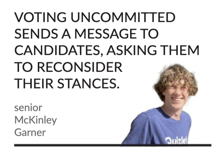 Committed to a cause, but not a candidate